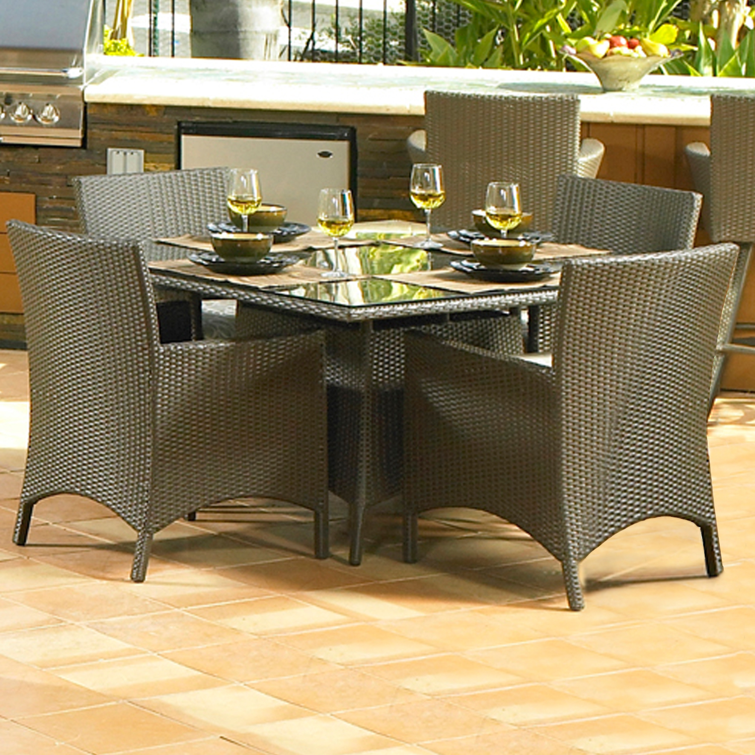 Milgreen Patio Furniture Nci Malibu 48 Dining Table Nc260