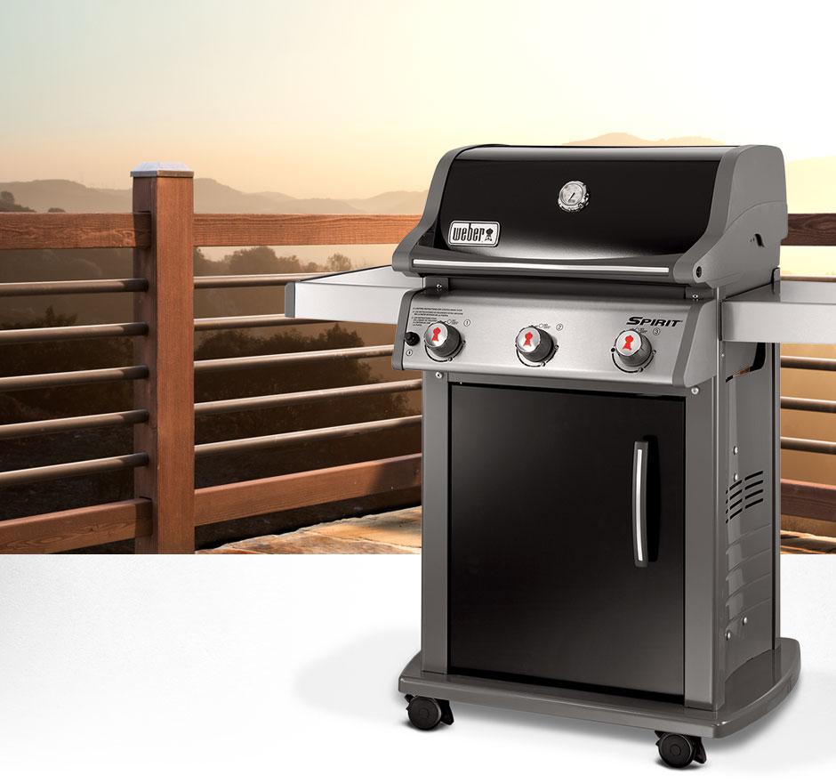 Weber Spirit Ii E 310 3 Burner Natural Gas Grill In Black